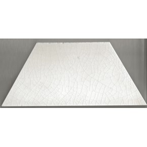 Trapezio Cotto Art. Base 25Cm Bianco Ghiaccio Serie Mari della Costa