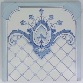 30x30 Classico Vietri Terminale Vetranto Azzurro
